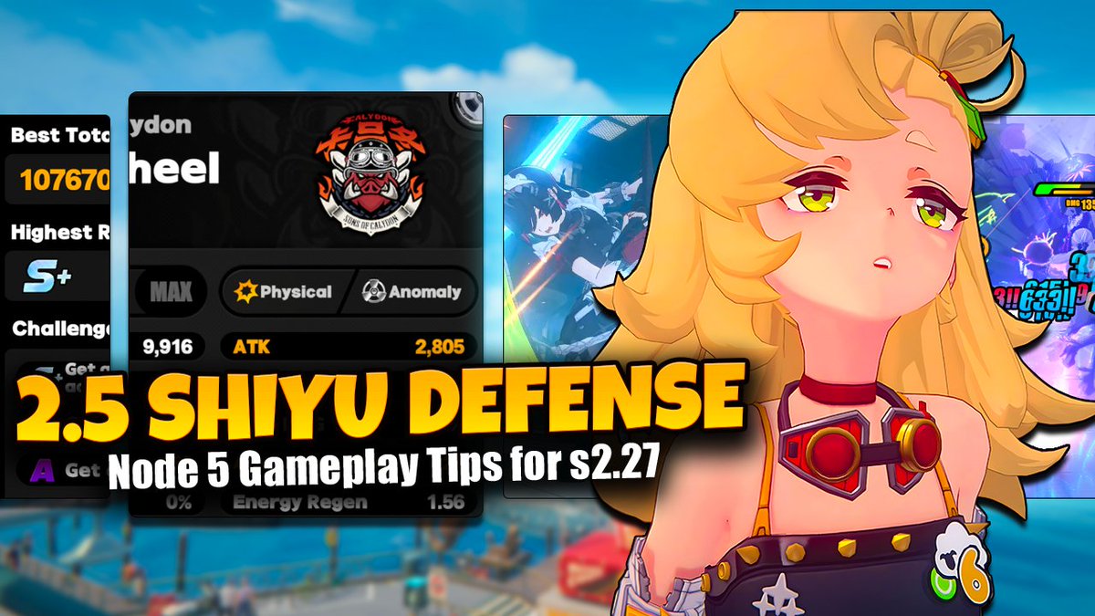 The F2P Shiyu Defense Guide (s2.27) is uploaded! For those of you having trouble clearing the new end game in Zenless Zone Zero, or want to squeeze out that last S-Rank, this video is for you. I included as much useful info as I could without making it overstimulating. Enjoy!