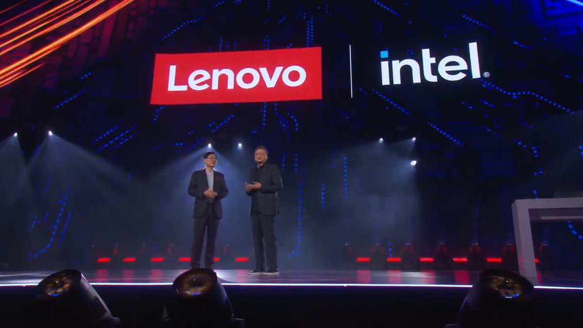 At Lenovo Tech World, I shared the stage with Lip-Bu Tan, CEO of @Intel, to discuss how Lenovo and Intel are advancing the next generation of smarter computing through Aura Edition PCs. 🔗: