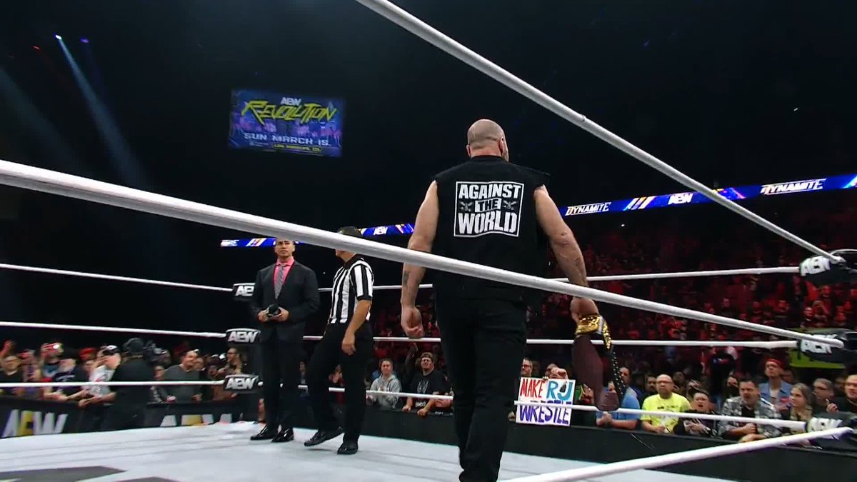 Before the AEWContinental Championship Eliminator begins, Renee Paquette provides an update on where @SheltyB803's head is before stepping into the ring with Jon Moxley! Watch #AEWDynamite LIVE on TBS & HBO Max