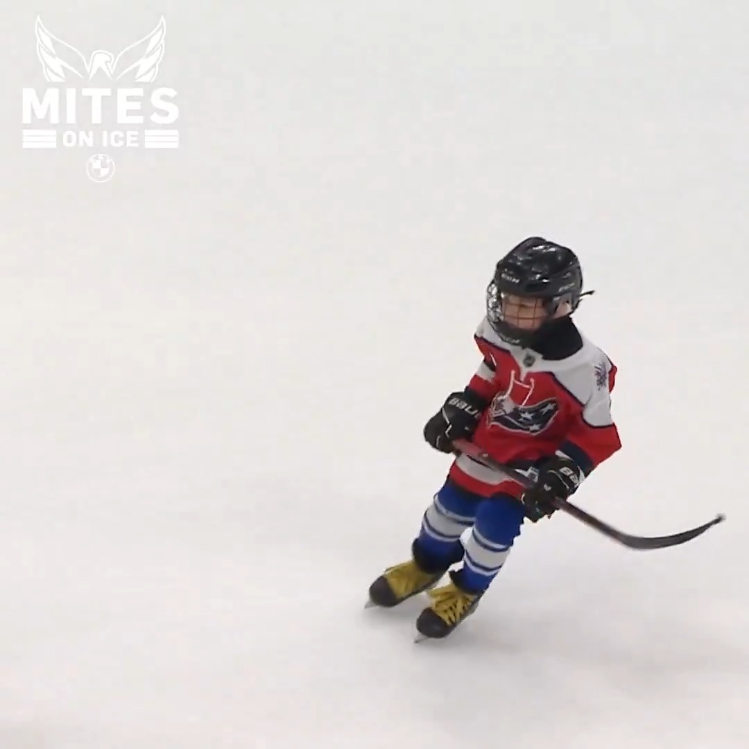 We are so here for #OviJr joining Mites on Ice #ALLCAPS | BMW USA