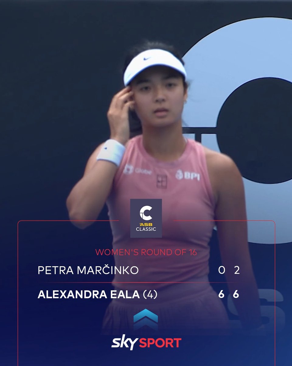 Alex Eala makes a STATEMENT on Centre Court 🔥 The ASB Classic is LIVE with #SkySportNZ