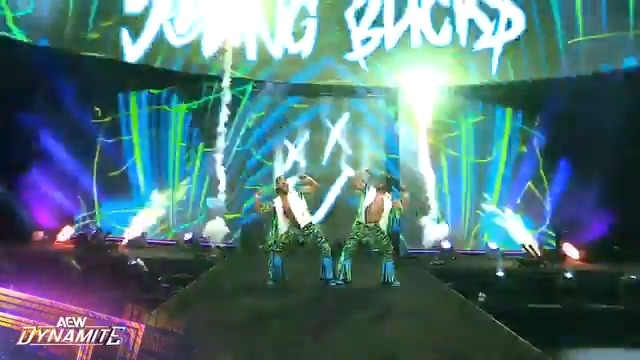 THE YOUNG BUCKS BROUGHT BACK THEIR OLD THEME SONG AND GEAR!!! SUPERKICK PAAAAARTYYYYYYYY #AEWDynamite