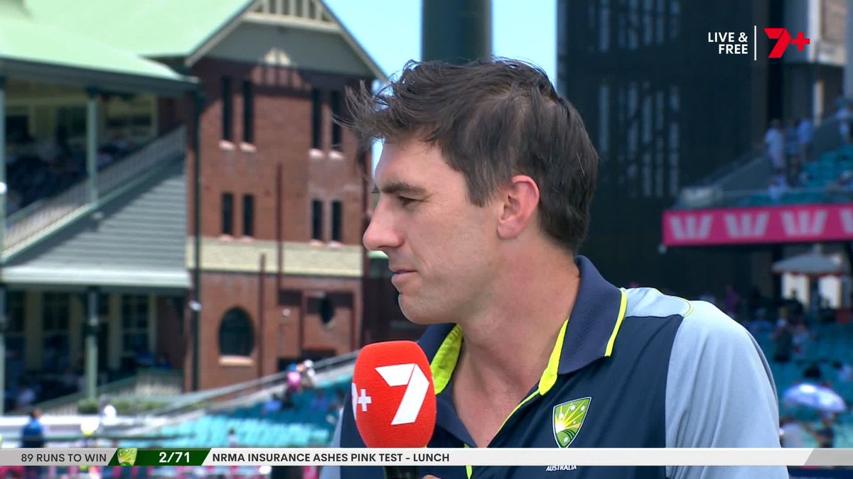 If the #Ashes were still alive, would Pat Cummins have played the last two Tests? Cummins: "I would have played at least one of them."