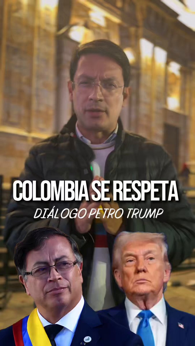 ¡Colombia se hace respetar! La llamada Petro- Trump reafirma que las relaciones entre países no son con rodilleras ni imposiciones, es con diálogo sin interferencias. Pierde la ley de la selva y gana la sensatez. Gracias a las miles de personas que hoy marcharon por la dignidad de nuestro país. #ColombiaSoberana