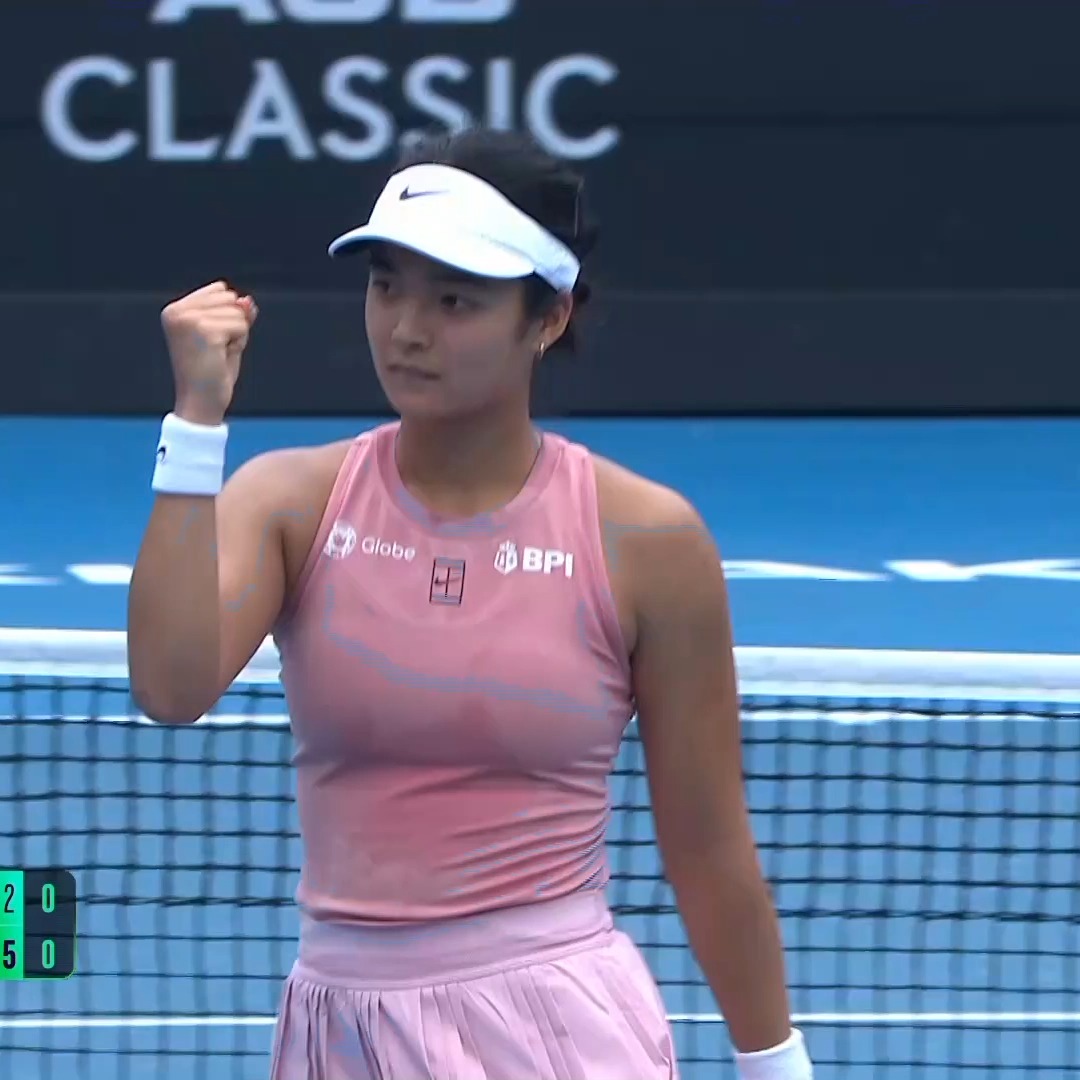 This one just had to be our BetMGM 🦁 Shot of the Day 😮‍💨 Alexandra Eala is off to a STRONG start in 2026 👀 #ASBClassic