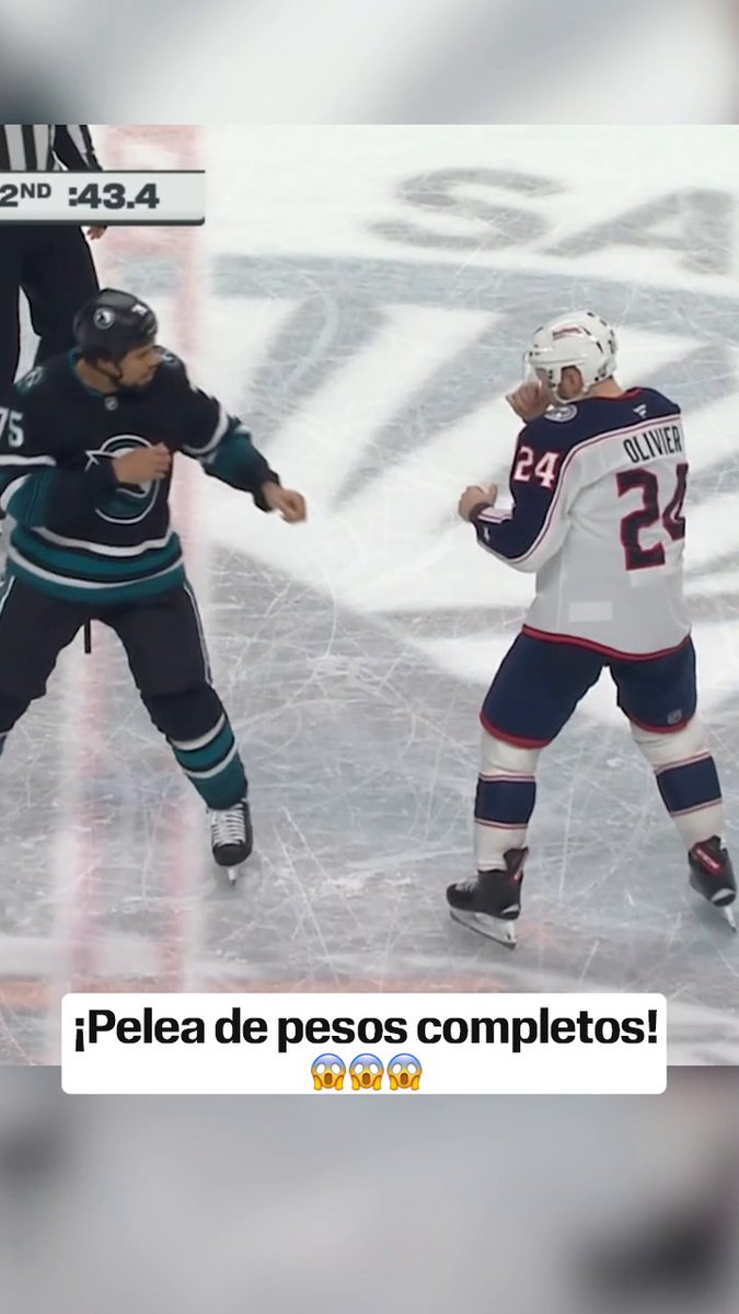 Mathieu Olivier vs. Reavo en el centro del hielo 💥 🥊