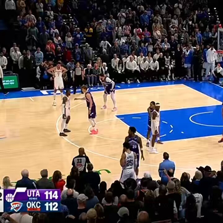 The Jazz were TERRIFIED to play defense on SGA because of his whistle 😭