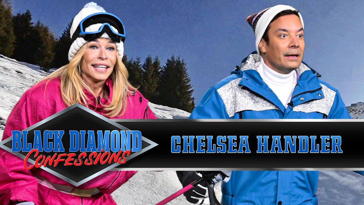 Black Diamond Confessions w/ Chelsea Handler ⛷️ #FallonTonight
