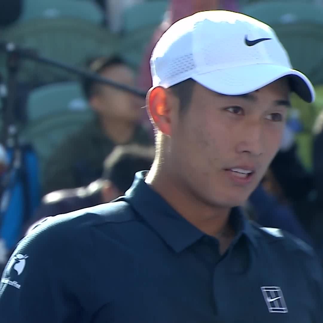 Back in the quarter-finals 🤝 Shang takes out Sonego 6-3 6-4 to book his spot in the final eight! #BOCHKTO2026