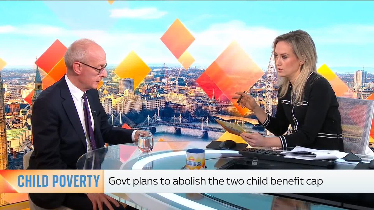 🗣️ 'You're introducing legislation to scrap the two-child limit, how much is that going to cost?' - Sophy Ridge 🗣️ 'Once it is fully enforced, £3billion a year' - Work and Pensions Secretary Pat McFadden Latest: 📺 Sky 501