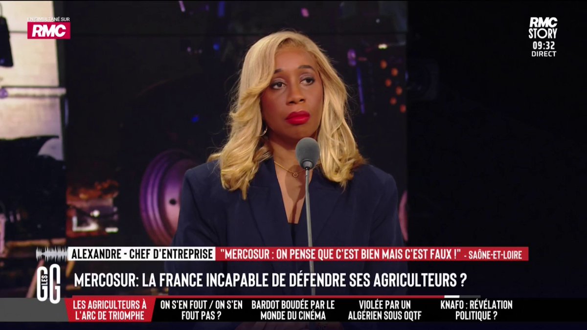 🚜 Une centaine de tracteurs actuellement dans Paris 📞 Alexandre, au 3216 : "C'est du foutage de gueule de nous faire croire que les Brésiliens vont acheter nos fromages. Avec un Smic à 215 € par mois, comment ils vont acheter notre fromage à 20 € le kilo ?" #GGRMC