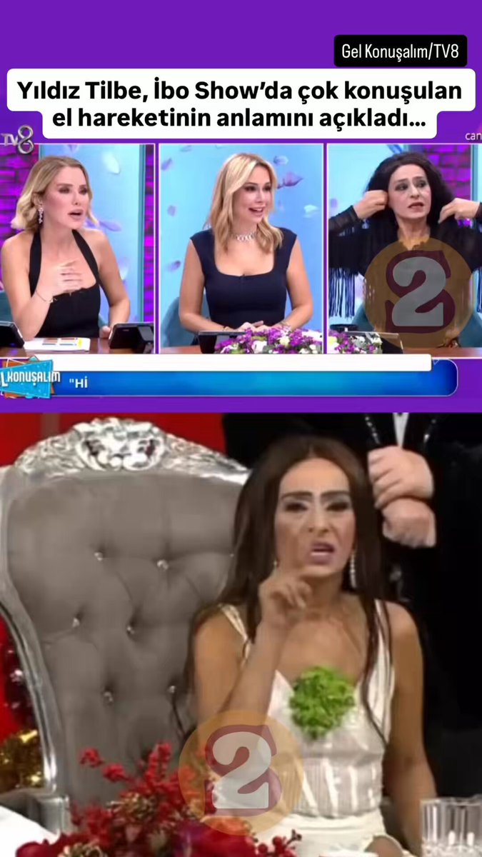 Yıldız Tilbe, İbo Show’da çok konuşulan el hareketinin anlamını açıkladı…