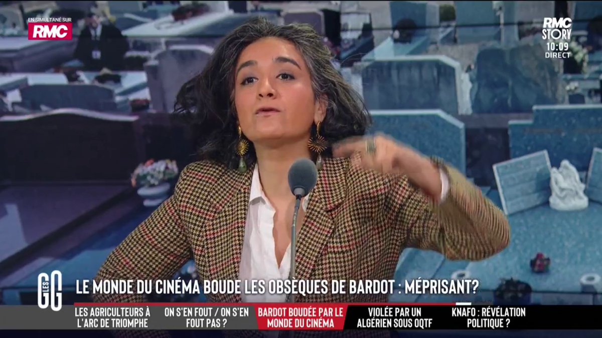 🎙️ Chirinne Ardakani : "Le militantisme de Bardot pour les animaux était à l'image de son militantisme pour l'extrême-droite, c'est-à-dire les étrangers qui sont les barbares." 🎙️ Alain Marschall : "Quand elle va sur la banquise pour défendre les bébés phoques, il n'y a pas d'extrême-droite là-dedans." #GGRMC