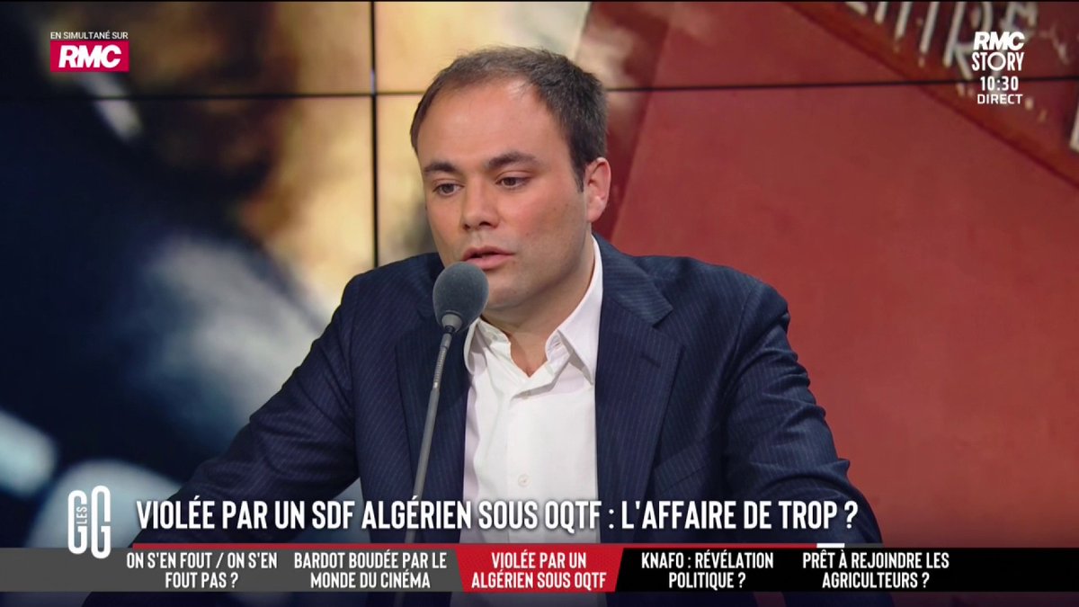 🚨 Un SDF algérien sous OQTF interpellé pour deux viols et une série de cambriolages 🗣️ Charles Consigny : "Il ne faut pas se voiler la face sur le sujet. Sinon il ne faudra pas pleurer sur la victoire du RN à toutes les élections qui arrivent." #GGRMC