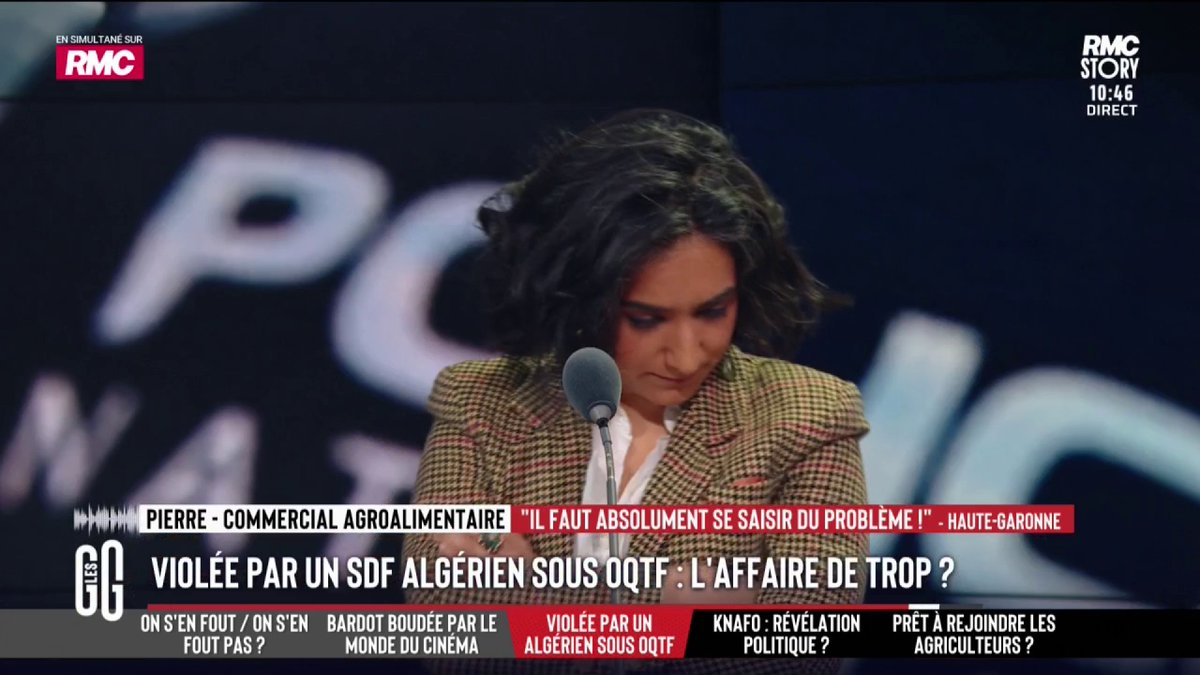🚨 Le coup de gueule de Pierre, au 3216 : "L'Algérie quand ils mettent Gleizes en prison, ils s'en foutent du droit international. On passe toujours pour des cons. Il y a de la neige, on passe pour des cons. Il y a des OQTF en France, on passe pour des cons..." #GGRMC