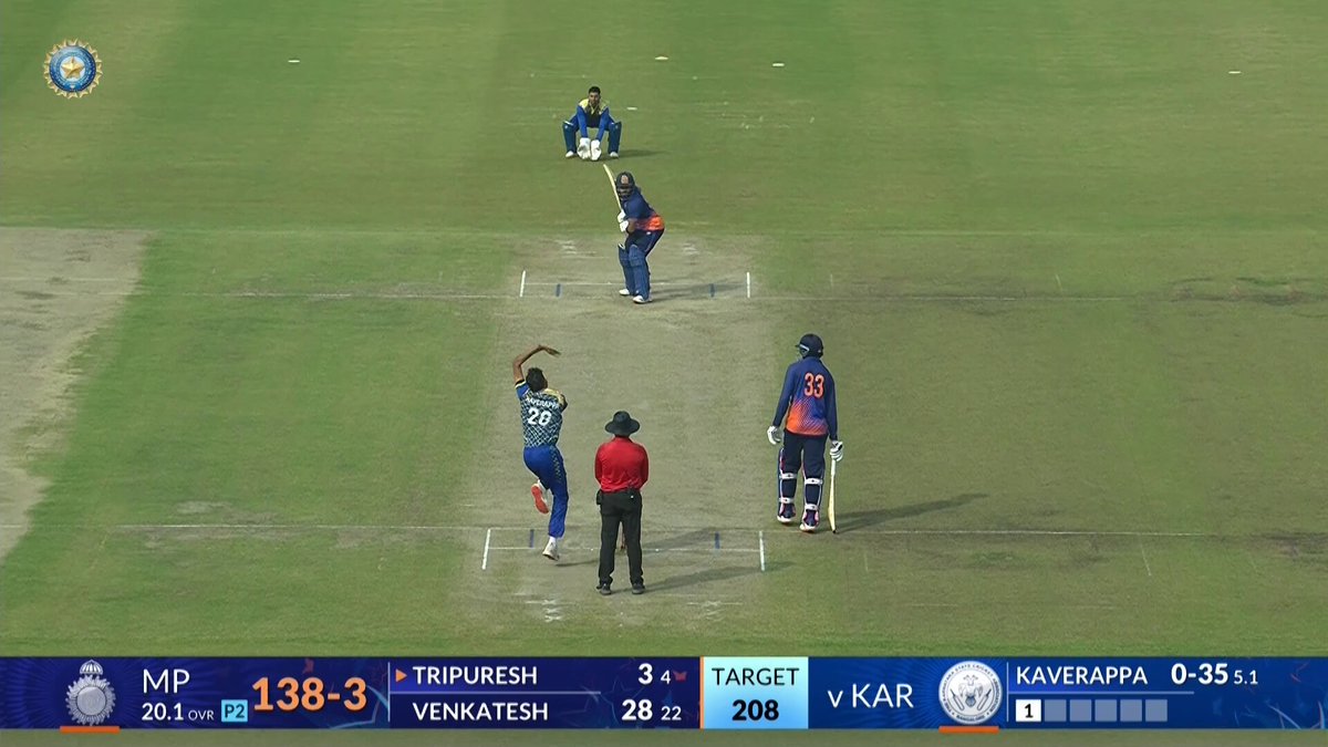 Venkatesh Iyer smashed 65* (33) in the VHT.