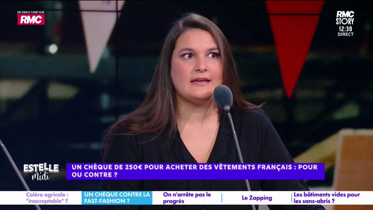 💶 Un chèque de 250€ pour acheter des vêtements français 🎙️ Juliette Briens : "Les Français n'ont pas envie de vivre de petits chèques ! Ce qui ferait plaisir aux Français, c'est que leur salaire net se rapproche de leur salaire brut pour qu'ils vivent dignement" #EstelleMidi