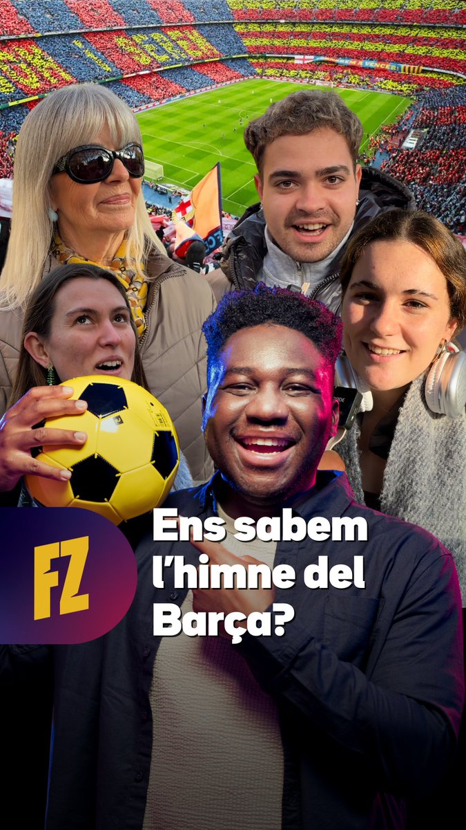 🤔 Els catalans se saben la lletra de l'himne del Barça? Ha sortit al carrer per comprovar-ho Jean Marie Dongou, exfutbolista professional i una de les peces importants del #Fanzone3Cat de Gerard Romero. A partir del 8 de gener, a TV3 i a 3Cat, passaran coses, moltes coses. T'hi esperem! 🔵🔴