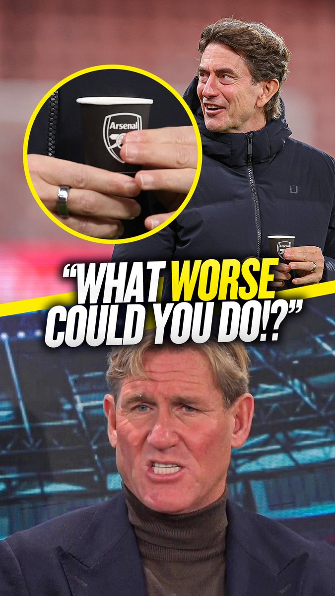 🤦‍♂️ "It is silly and clumsy!" 😬 "I don't know what worse you could have done!" Simon Jordan cannot believe #THFC's Thomas Frank was allowed to drink out of an #AFC cup by his staff! ☕️