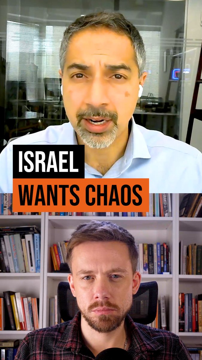 Israel doesn't want a democratic Iran. Its interests are served by chaos. Brilliant from Trita Parsi