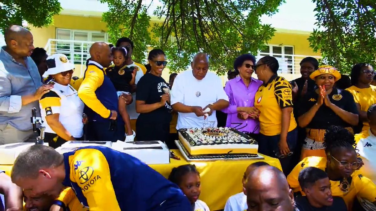 Kaizer Chiefs marked their 56th birthday on 7 January 2026 with a cake-cutting ceremony at the Kaizer Chiefs Village, attended by Chairman Dr Kaizer Motaung, Mrs Motaung, players, technical team and staff. #Amakhosi4Life #KC56 #KaizerChiefsBirthday