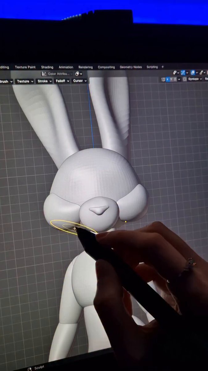 “The only thing we have to fear is fear itself.” 💙🐰⁠ ⁠ Judy Hopps 💙 Brave, cute Judy ✨ ⁠ ⁠ Artwork by starkosha3d (ig) 🐇⁠ ⁠ Created in Blender using XPPen Artist Pro 16 (Gen2) 🎨⁠ ⁠ ⁠ ⁠ #xppen #Judy #Zootopia #3Dart #drawingtablet