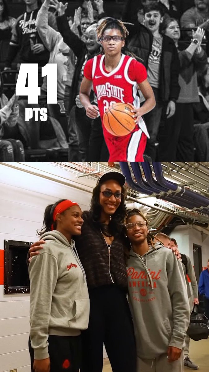Jaloni Cambridge saw A'ja Wilson and balled out 🔥 Cambridge dropped her career-high in front of her dream celebrity fan 👏 (via Ohio State Women’s Basketball)