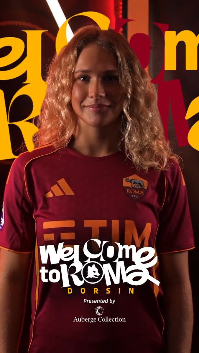 🤝 Benvenuta alla Roma, Frøya Dorsin! 🇳🇴 #ASRomaFemminile