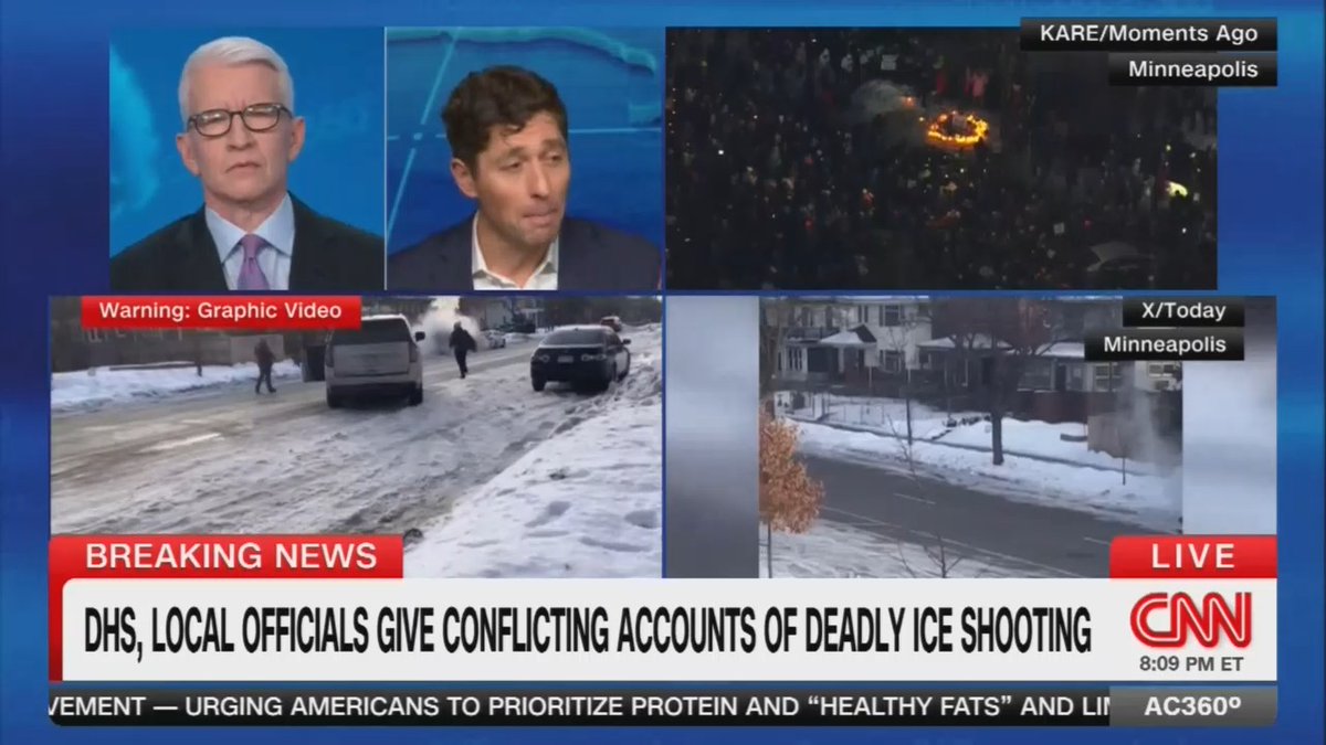 Mayor Frey: The narrative that ICE is spinning that the act by the victim was some sort of domestic terrorism is bullshit. The way they've been conducting themselves is also bullshit. This is not just about Minneapolis, this is about the endurance of our republic. The things that are taking place are not just illegal, they are unconstitutional.