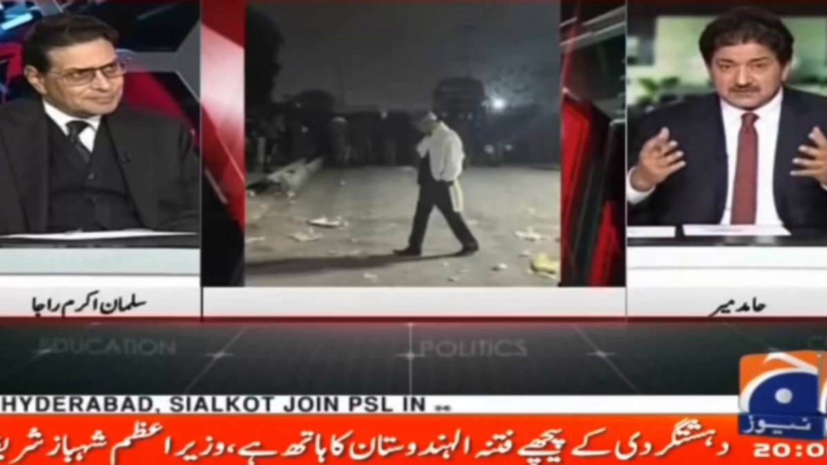 آج کے اخبارات میں خبر چھپی کہ سلمان اکرم راجہ نے پارٹی میں گروپنگ کی وہ بیرسٹر گوہر کو انڈر مائن کرتے ہیں ! حامد میر یہ آپ کے کچھ دوستوں کو ٹاسک دیا گیا ہے کہ پی ٹی آئی کے حوالے سے ایسی خبریں لگائیں کہ پی ٹی آئی میں نفاق ہے یہ باکل جھوٹ ہے ! سلمان اکرم راجہ ۔۔