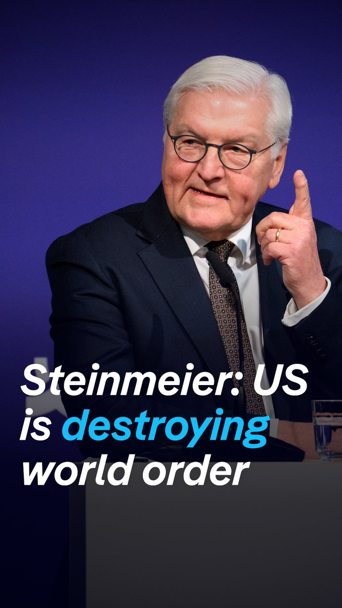 Germany’s head of state, President Frank-Walter Steinmeier warned that "democracy is under threat like never before", adding that there had been a “rupture of values” - not only by Russia - but also by the US.