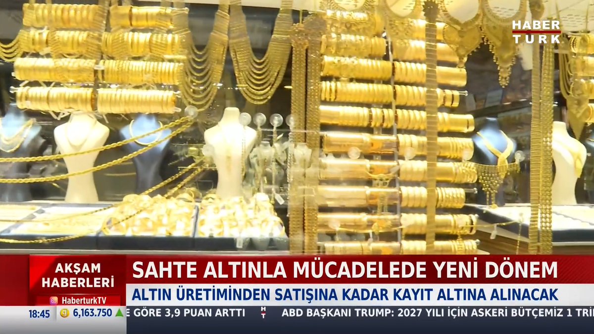 📌 Kuyumcuda nakit dönemi bitiyor: Altın alım satımında yeni dönem. Altın alım satımında işlemler kart veya IBAN ile olacak.