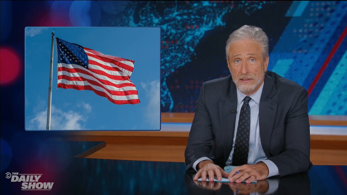 "The real gulf of America is the gap between the high aspirations that embody the founding of this country and the thuggish gangsterism that this crew thinks makes us great again." Jon Stewart