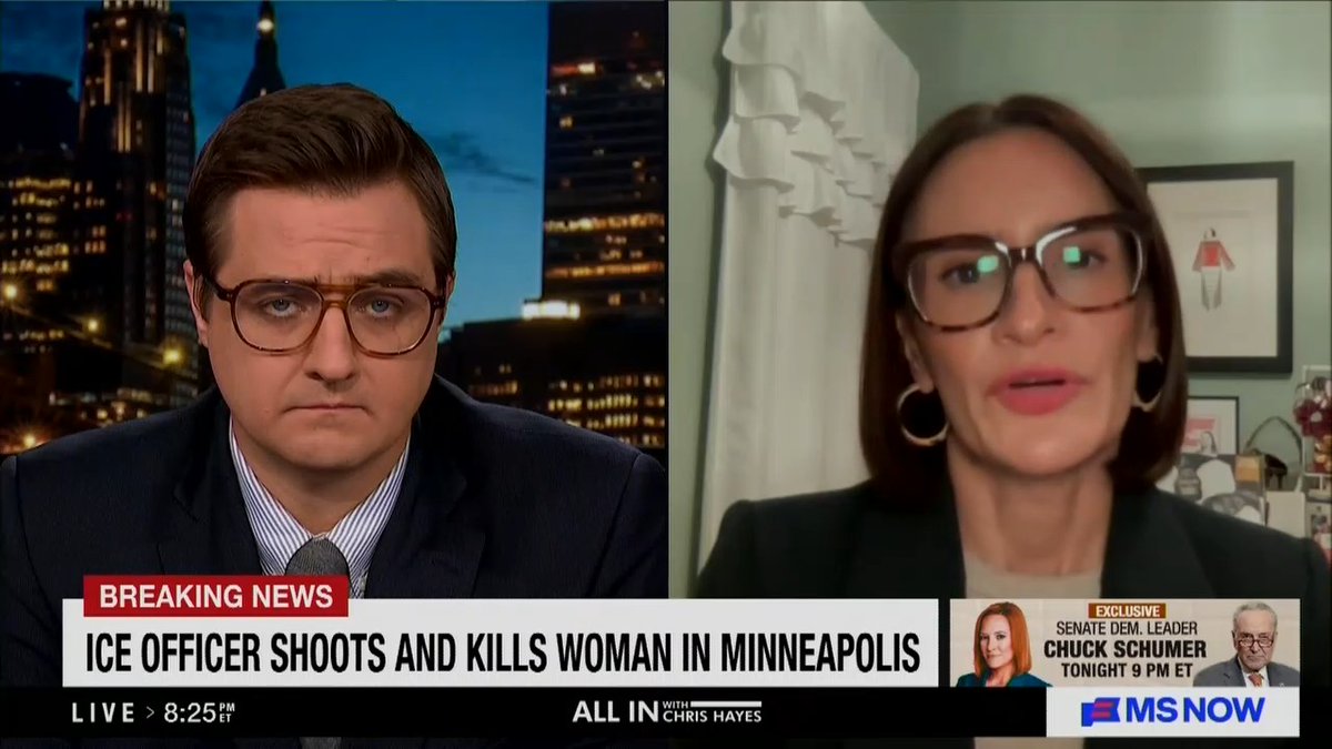 MN Lt. Gov Flanagan: Renee Nicole Good should be alive. She was shot and killed by ICE agents. Folks have just deep heartache. She had stuffed animals in the car for her six-year-old child. The lies that are coming out of Donald Trump and Kristi Noem— we all can see, with our own eyes. It is so clear that ICE being in our community has made us so much less safe.