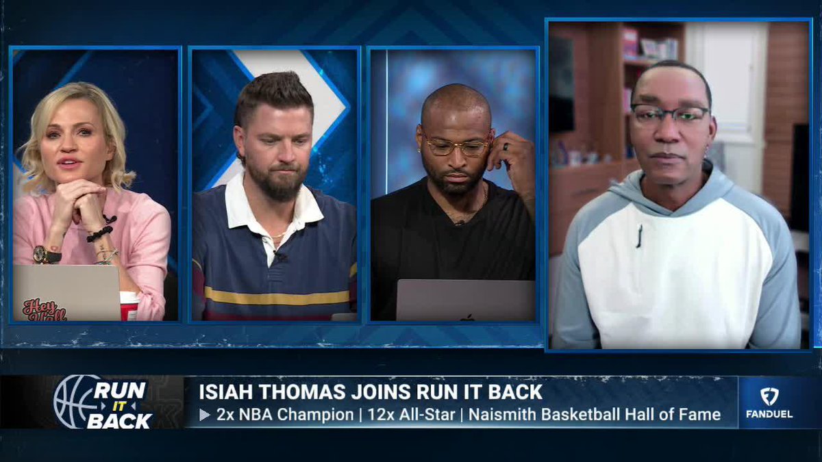 Isiah Thomas doesn't understand why Michael Jordan is still in GOAT convos with LeBron 🤯 "Y'all treat LeBron like he ain't noting...when y'all talk about the greatest, y'all talk about the guy that gave you some shoes." Michelle Beadle | DeMarcus Cousins | Chandler Parsons
