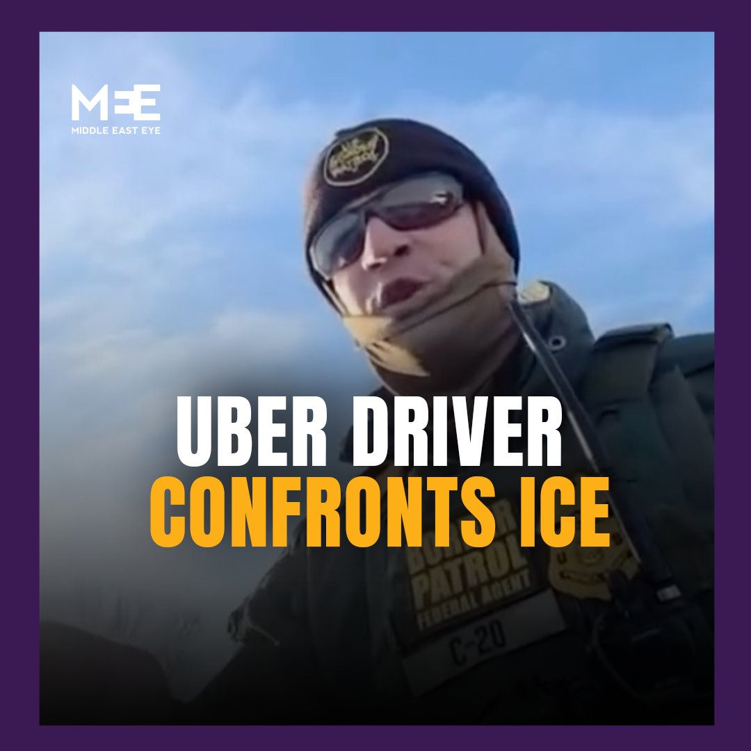 An Uber driver at Minneapolis-St. Paul Airport confronted Immigration and Customs Enforcement (ICE) agents over a random ID check.