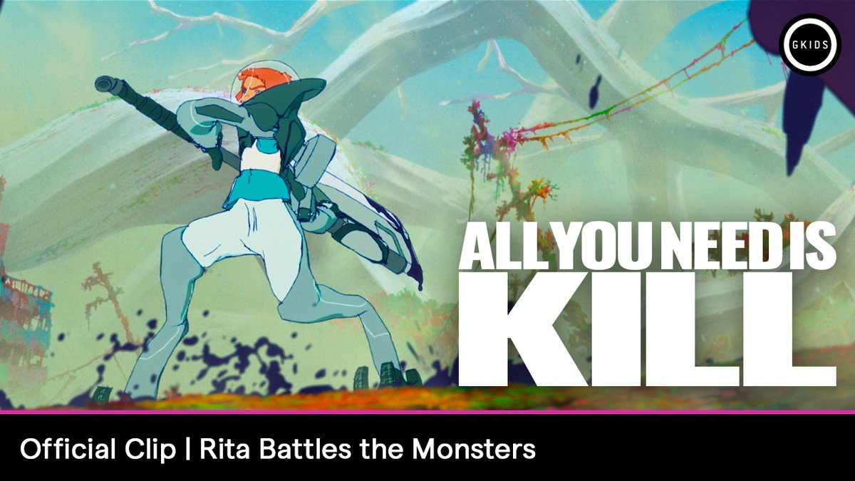 When monsters attack, only Rita can stop them. 🪓 ALL YOU NEED IS KILL from Kenichiro Akimoto and STUDIO4°C slams into theatres starting January 16. #ALLYOUNEEDISKILL 🌺 Get tickets: