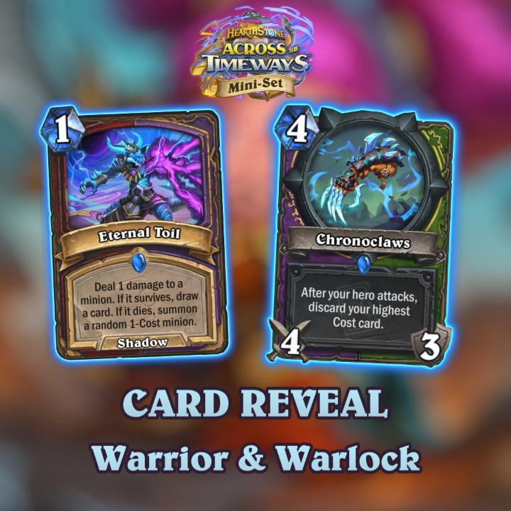 Fury and darkness for Warriors and Warlocks, ready to bend the odds in their favor by any means possible ⚔️ More reveals coming your way at 12 PM PT today, stay tuned!