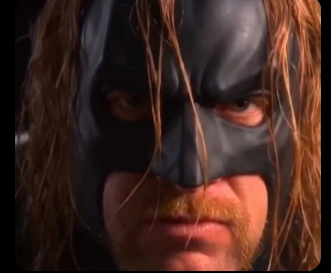 According to the rumors Triple H was really out here trying to impress Warner Bros for a Batman role 💀 Gotta admit though he really tried his hardest 😭