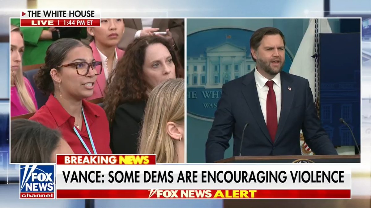 VP VANCE: "The precedent here is very simple. You have a federal law enforcement official engaging in federal law enforcement action. That's a federal issue." "That guy is protected by absolute immunity. He was doing his job." "The idea that Tim Walz and a bunch of radicals in Minneapolis are going to go after and make this guy's life miserable because he was doing the job that he was asked to do is preposterous."