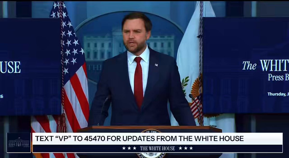 🔥👀 WOW “I SAID NEXT QUESTION” LOL - Vance VP VANCE JUST OWNING THESE CLOWNS. “YOU GUYS ARE SUOPOSED TO REPORT THE TRUTH HOW HAVE YOU GUYS LET YOURSELF BECOME AGENTS OF PROPAGANDA” - VP JD Vance Vance tells them that PROTEST FUNDERS WILL BE INVESTIGATED. He throws water on the idea that leftist radicals will try to prosecute an ICE agents and then carrying MSM narratives. Well done.