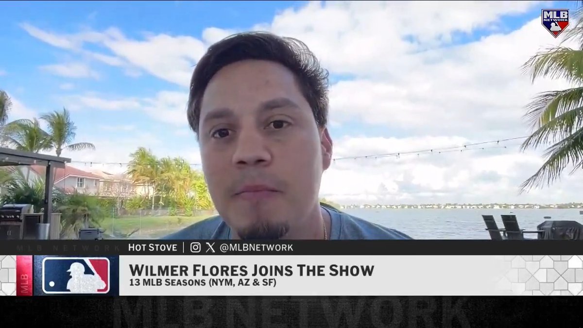 "I still have a lot to give...staying ready." 13-year MLB veteran Wilmer Flores joined #MLBNHotStove to discuss his offseason training, the free agency process and more!