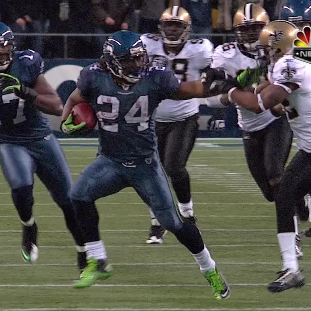 Há 15 anos, Marshawn Lynch causou um TERREMOTO em Seattle após um touchdown absurdo. 😤🤯