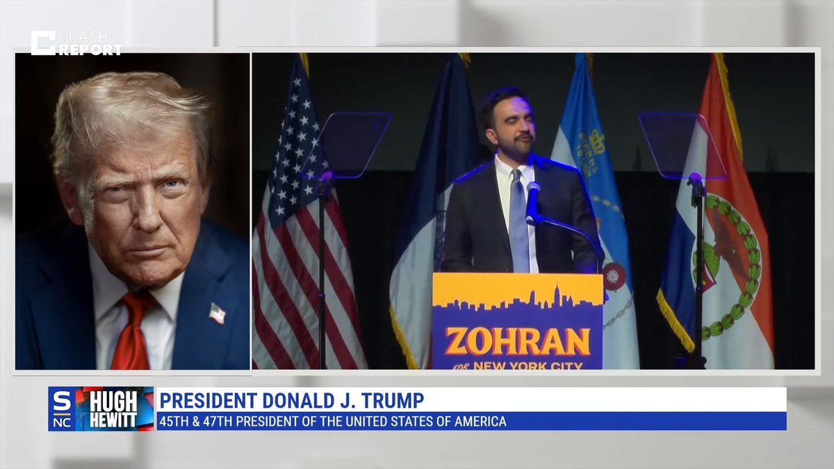 Trump on Zohran Mamdani: He’s got a great personality, he’s a nice guy. His policies are not good, but maybe he changes.