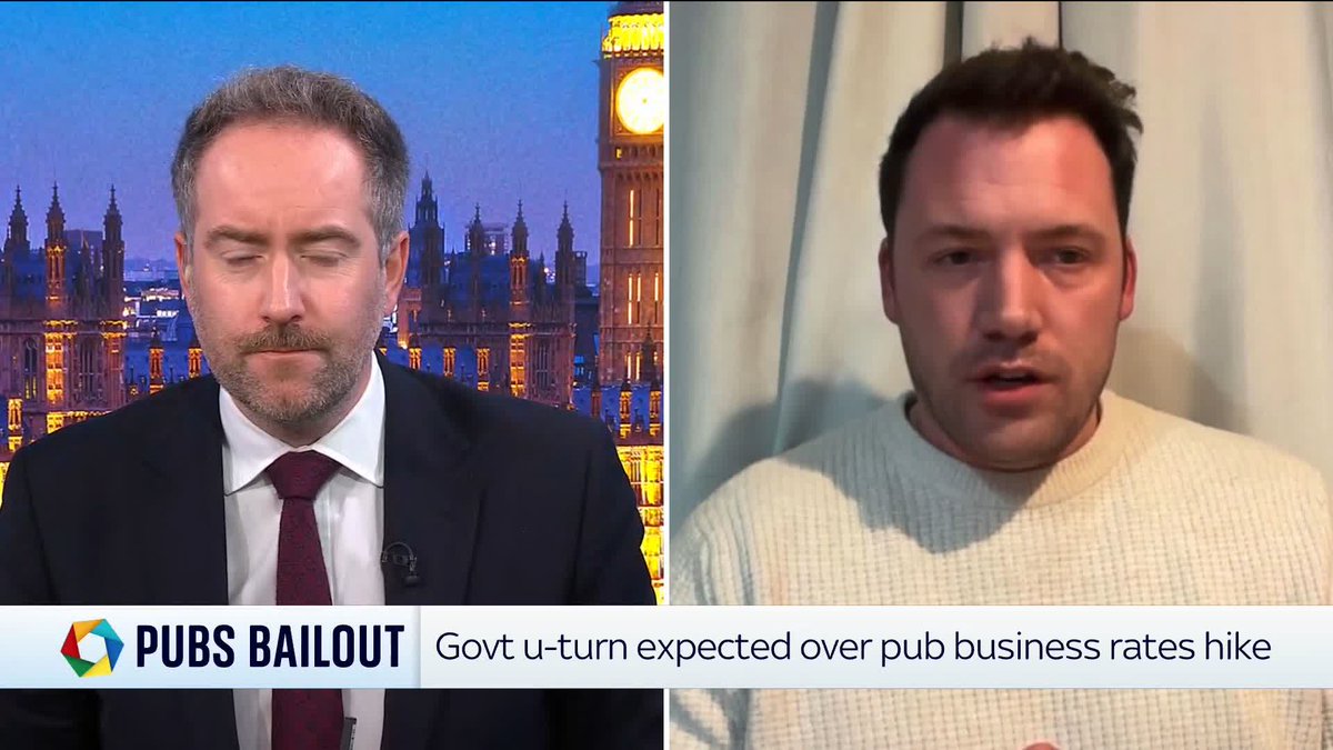 Michelin-starred chef and pub owner Tommy Banks tells Sky's Darren McCaffrey that the "biggest lever the government could pull" to help the hospitality industry would be to lower VAT rates for businesses in the sector. 🔗 📺 Sky 501