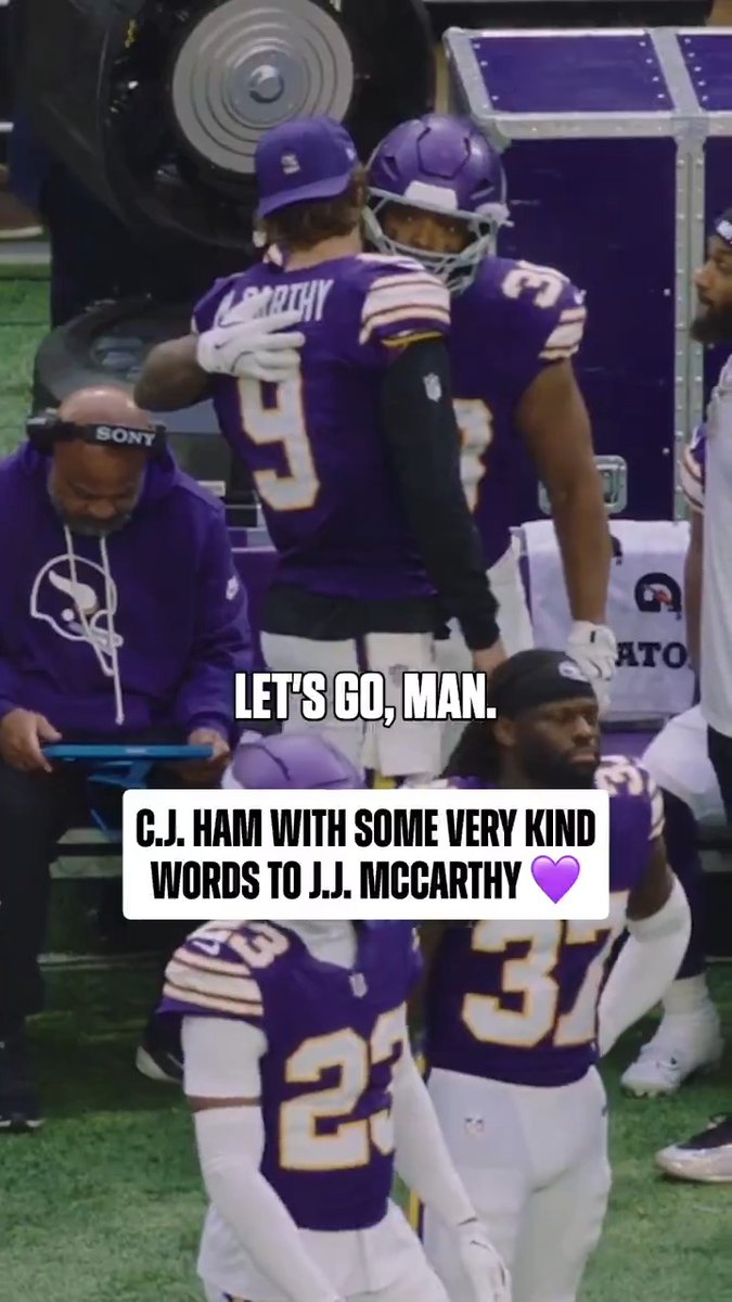 nothing but belief in his guy 🤞 (via Minnesota Vikings)