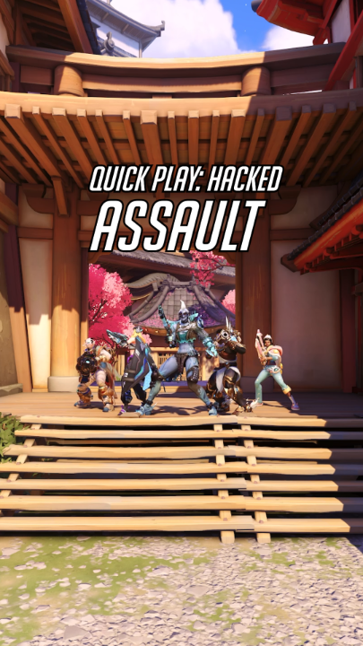 Hanamura is back with an all-new Quick Play Hacked! 🌸👾 Enjoy the return of our classic Assault maps when you jump into Quick Play Hacked now through Jan 11 🗺️