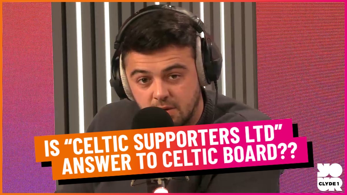 🍀 "Evolution not revolution" Duncan Smillie from Celtic Supporters Limited on their vision for the future of the club ⬇️