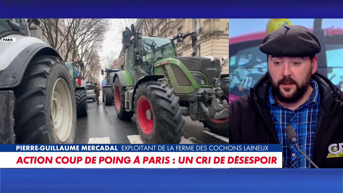 «Les agriculteurs ont été héroïques», exprime Pierre-Guillaume Mercadal, exploitant agricole, sur le plateau de CNEWS