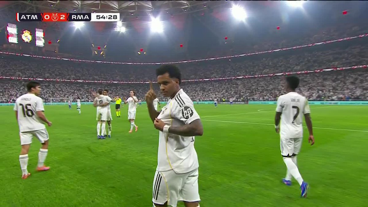 RODRYGO DOUBLES THE LEAD FOR MADRID IN THE SEMIFINAL 👀 📺 ESPN2